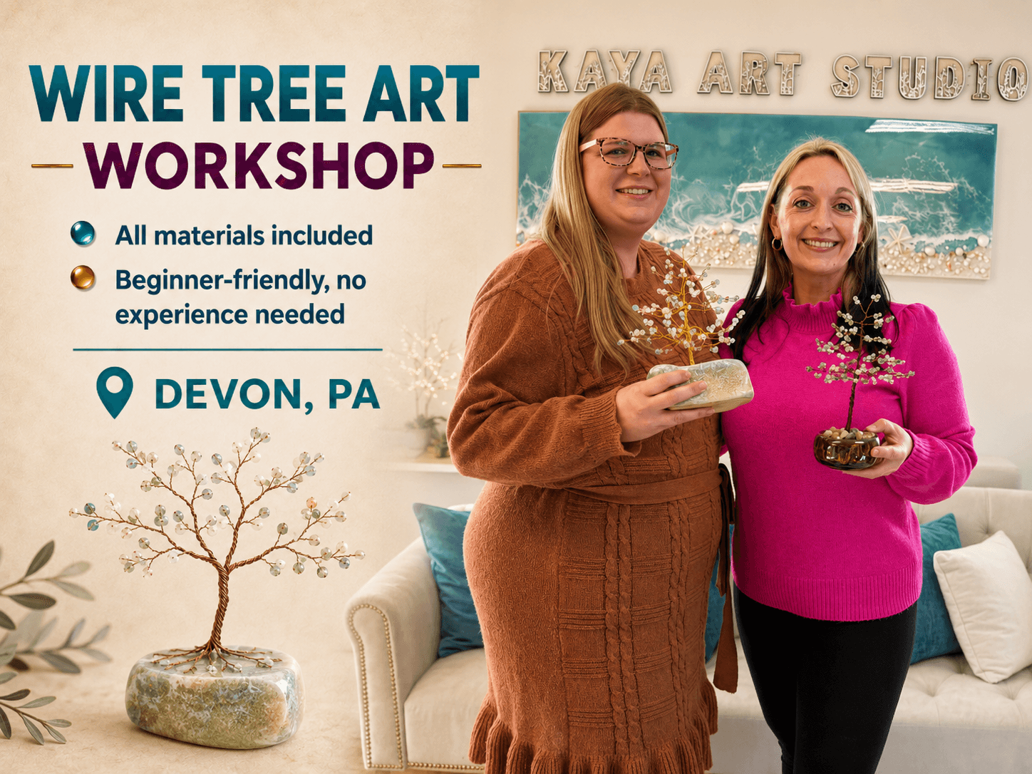 Wire Tree Art Workshop