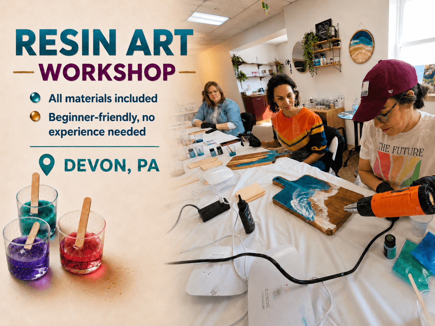 Resin Art Workhop