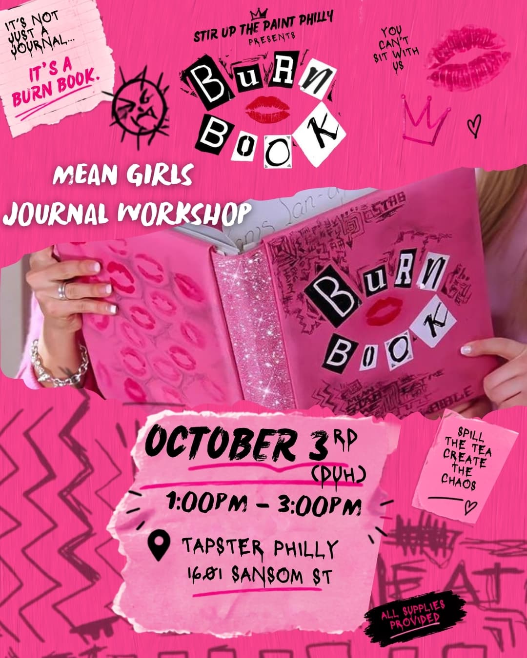 💋 Mean Girls: Burn Book Journal Workshop 💋