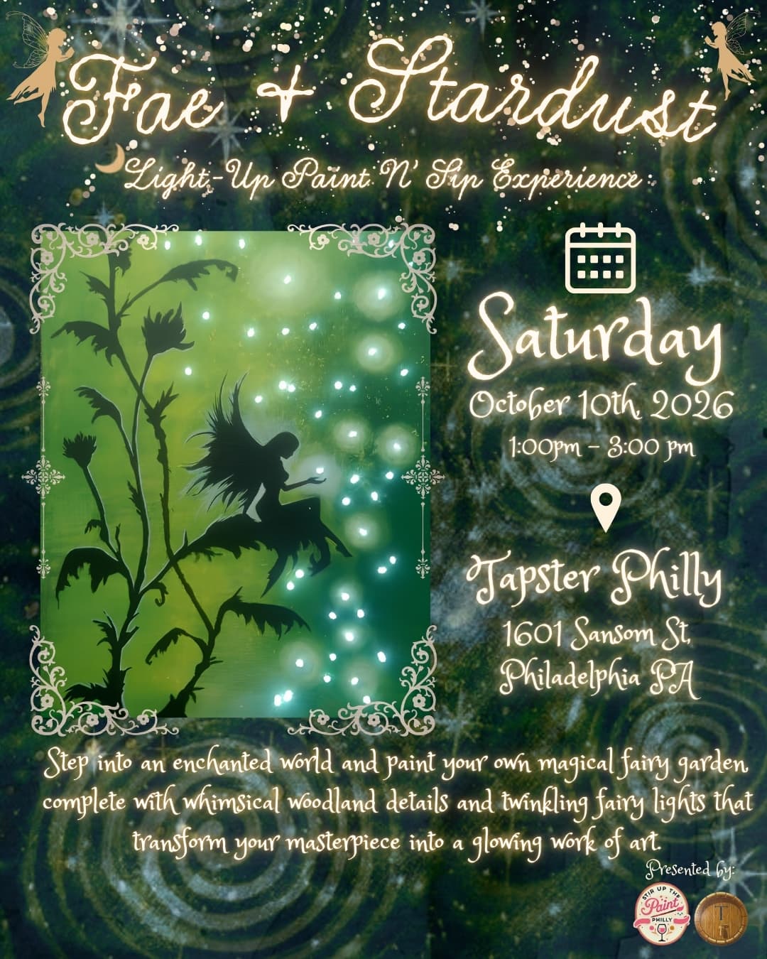 Fae & Stardust: Light Up Sip N’ Paint