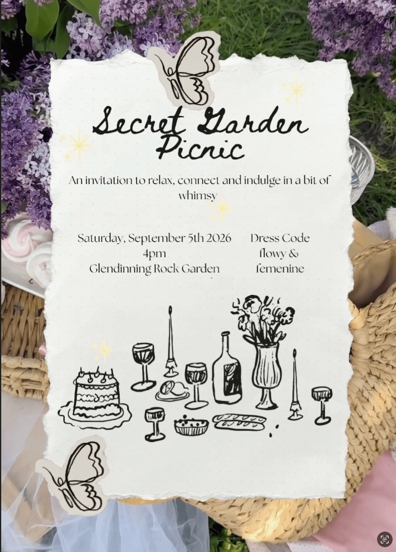 Secret Garden Picnic