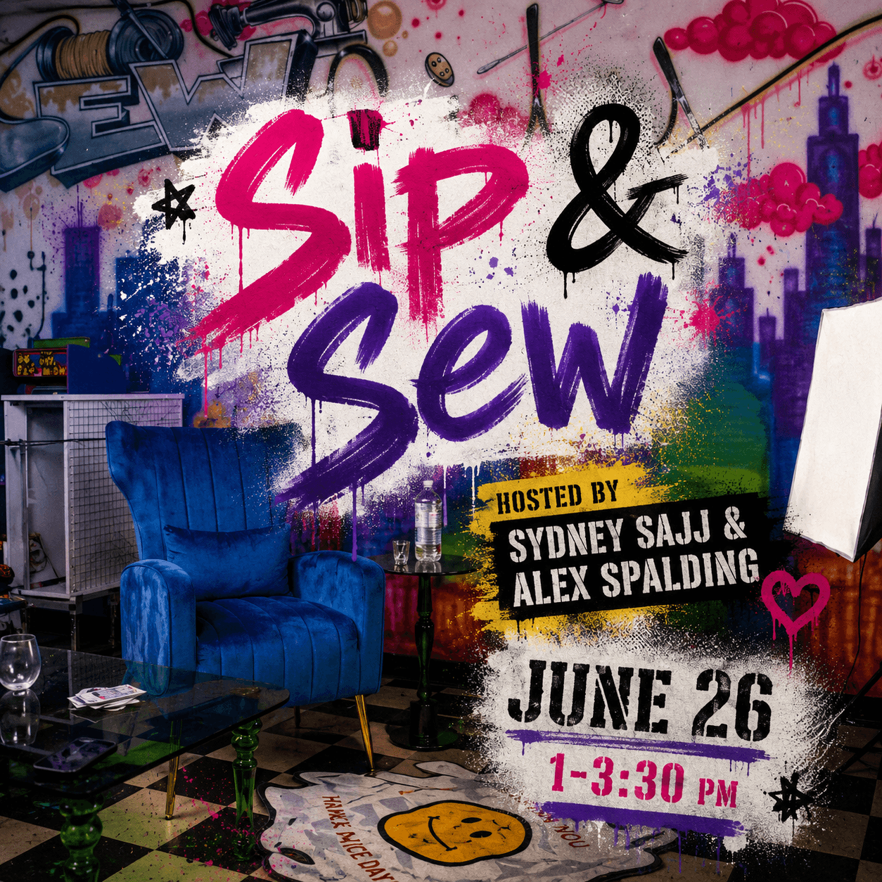 Sip & Sew w/ Sydney Sajj & Alex Spalding