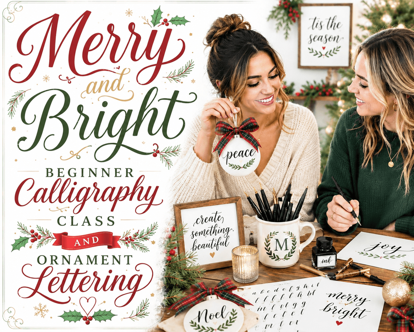 Beginner Calligraphy & Ornament Lettering!
