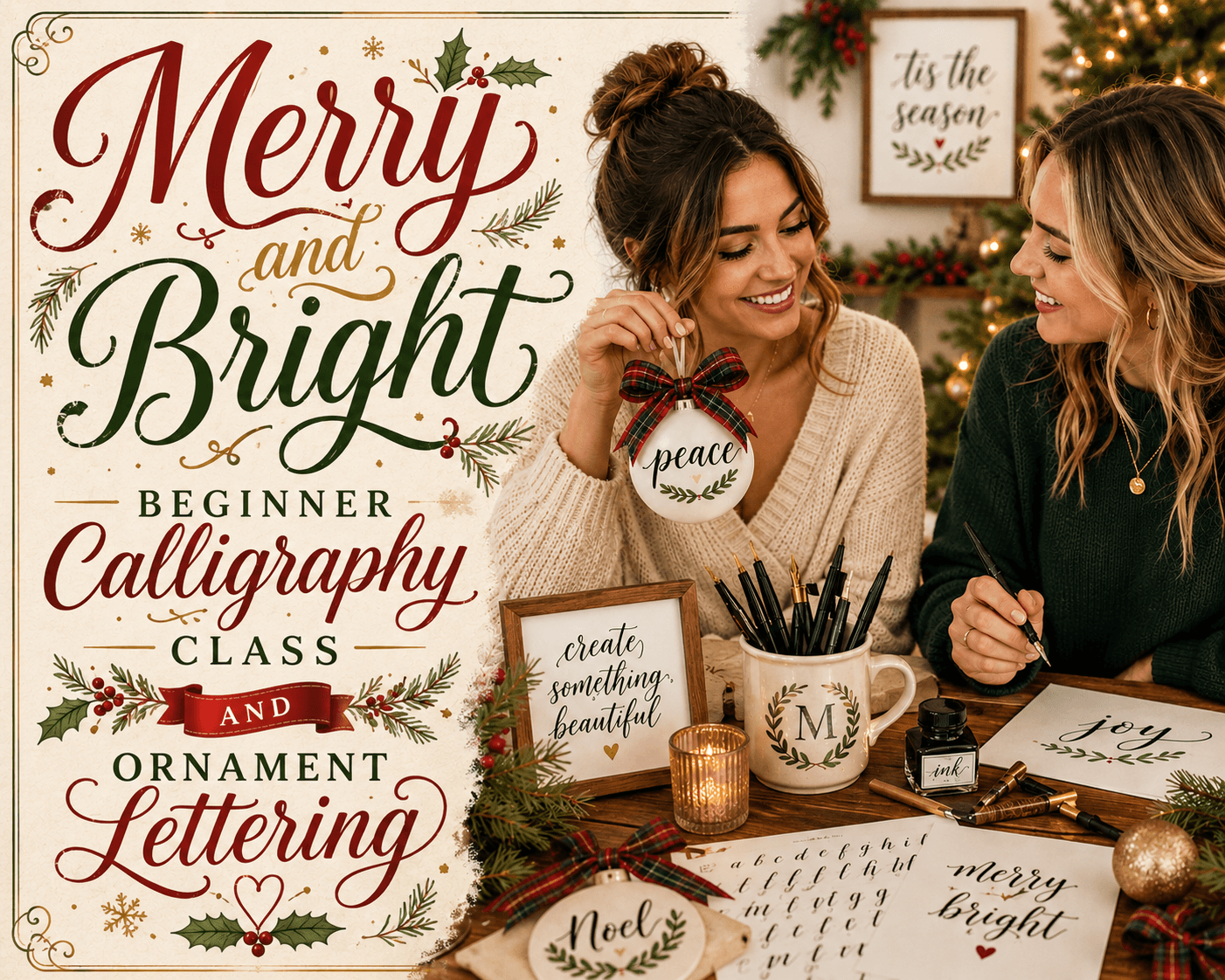 Beginner Calligraphy & Ornament Lettering!