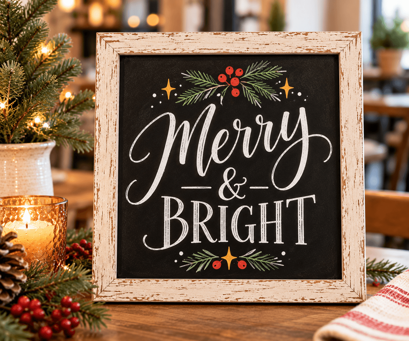Merry & Bright: A Holiday Chalkboard Class