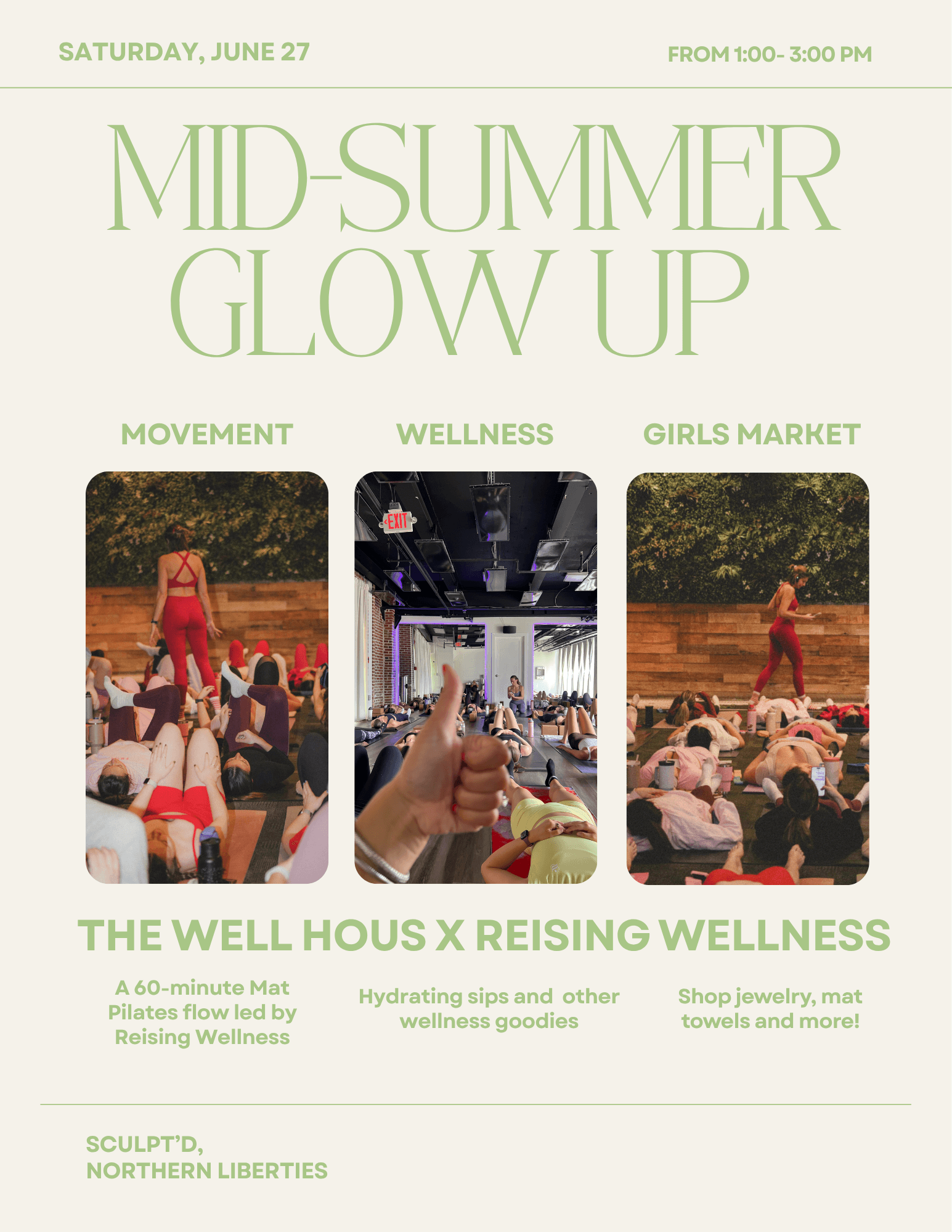 Pilates & Wellness Mid-Summer Glow Up