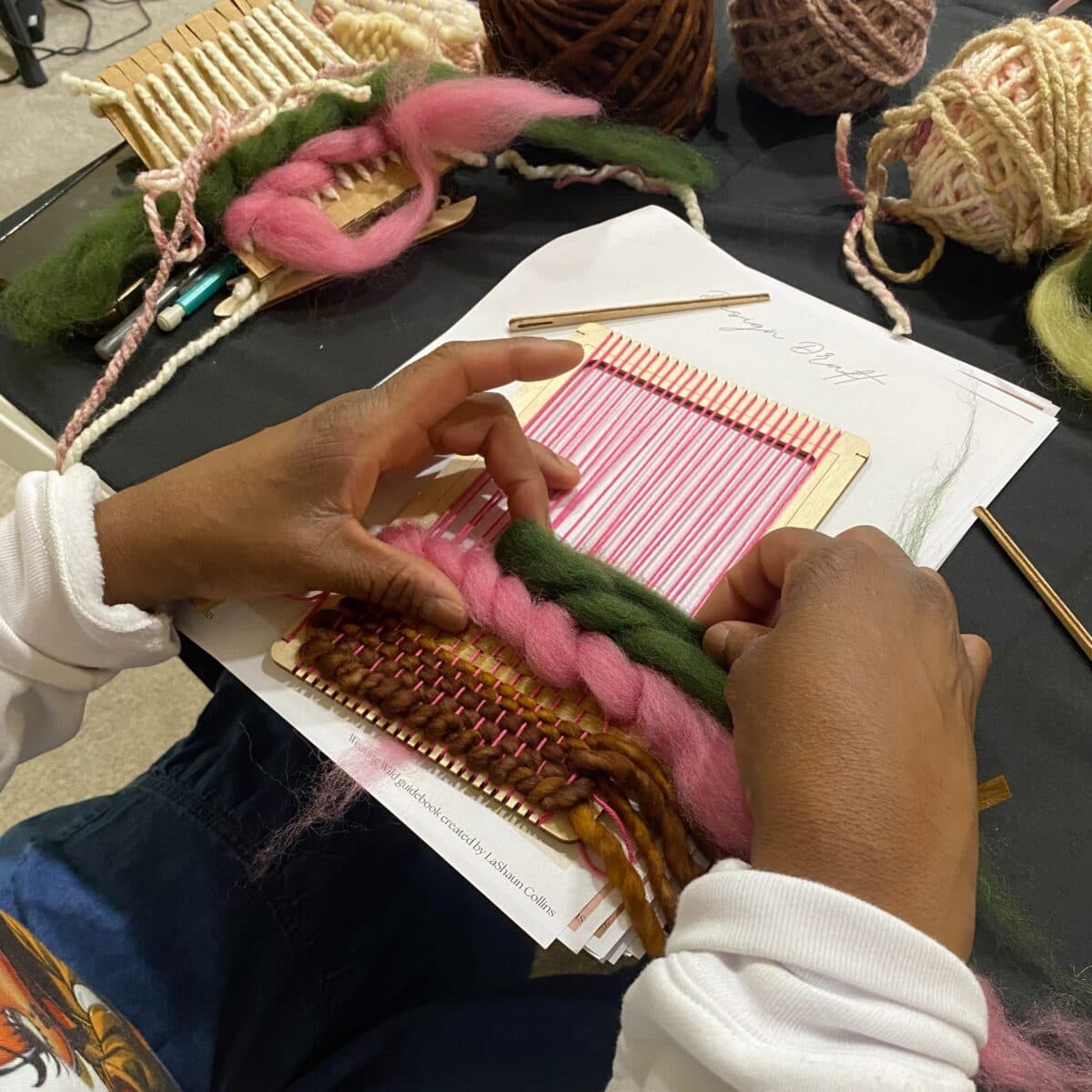 Weaving Wild Frame Loom Workshop with Neroli Soft