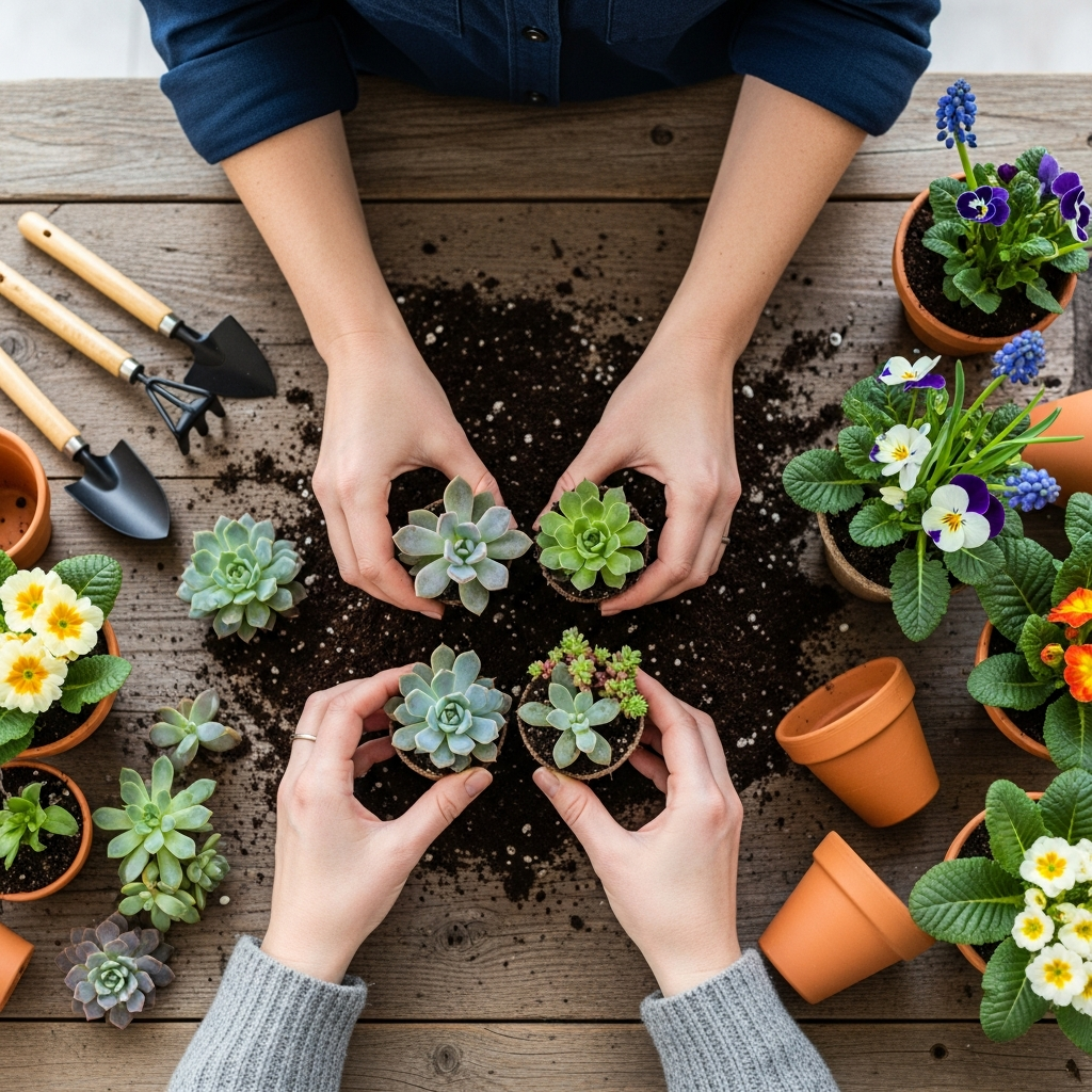 Spring Sips & Succulents